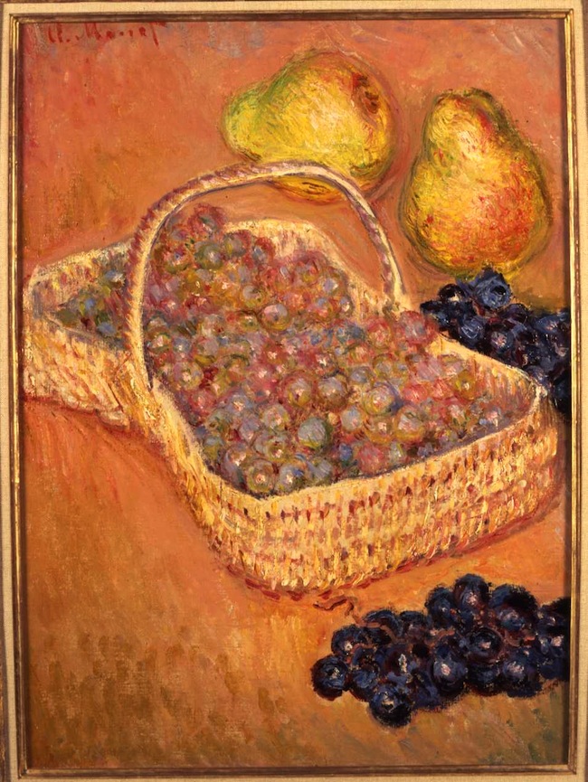 Monet Basket of Grapes