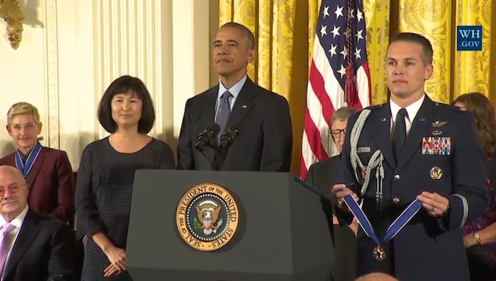 Artist Maya Lin is awarded the Medal of Freedom