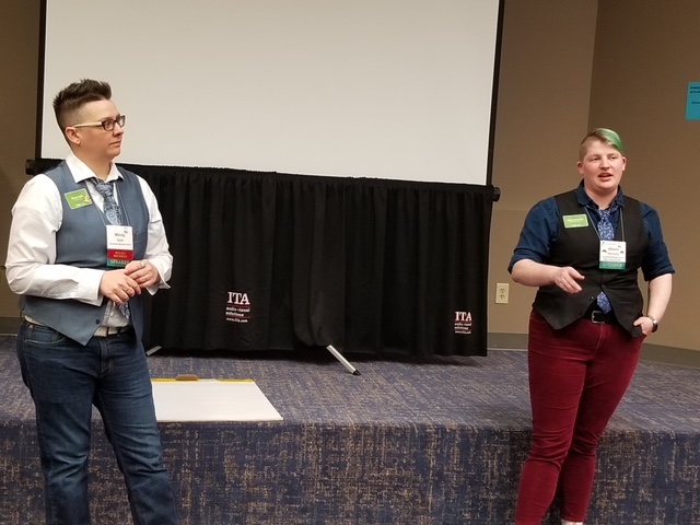 Can Anyone Lead for Inclusion: Minday Galik and Alison Kennedy presenting at the 2018 OMA Conference