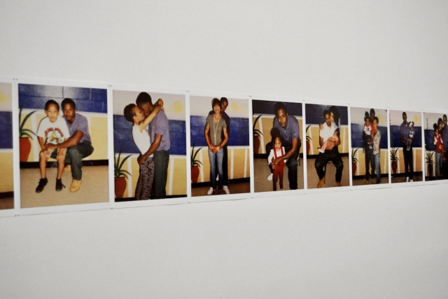 Deana Lawson, Mohawk Correctional Facility: Jazmin & Family, 2013. Pigment Print, 11 5/16 x 8 7/8 inches. Columbus Museum of Art, Ohio: Museum Purchase with funds provided by The Contemporaries.
