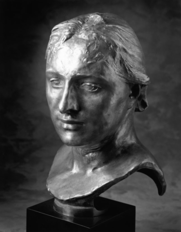 Auguste Rodin, Mrs. Russell modeled 1888; Musée Rodin cast 11, 1993 Bronze; Georges Rudier Foundry Lent by Iris Cantor