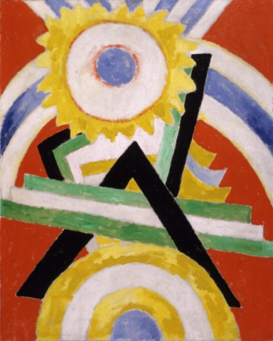 Marsden Hartley, Pre-War Pageant. 1914. Gift of Ferdinand Howald