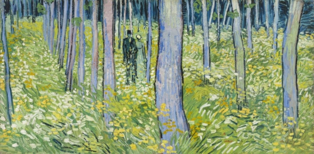 Vincent van Gogh (1853–1890), Undergrowth with Two Figures, 1890, oil on canvas, Cincinnati Art Museum, Bequest of Mary E. Johnston, 1967.1430
