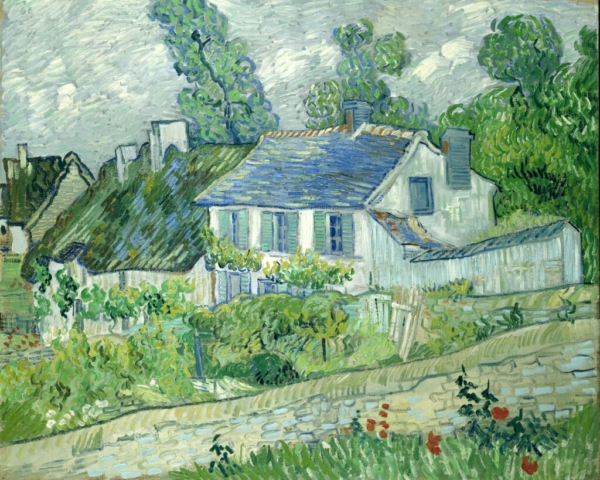 Vincent van Gogh, Houses at Auvers, Oil on canvas, 1890. Toledo Museum of Art, Purchased with funds from the Libbey Endowment, Gift of Edward Drummond Libbey