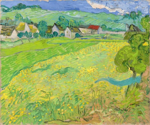 Vincent van Gogh (Dutch, 1853–1890), Les Vessenots in Auvers, 1890. Oil on canvas, 21 5⁄8 × 25 9/16 in. Museo Nacional Thyssen-Bornemisza, Madrid, inv. no. 559, 1978.41. COPYRIGHT © Museo Nacional Thyssen-Bornemisza. Madrid.