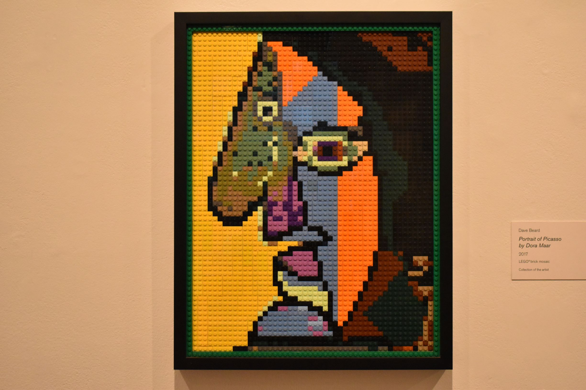 LEGO® brick mosaic by Dave Beard