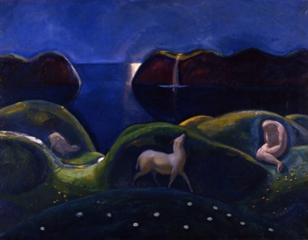 Rockwell Kent, Pastoral, 1914. Oil on canvas, Gift of Ferdinand Howald