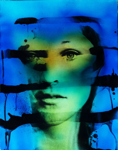Kali, Blue Stripe Face, Palm Springs, CA, 1967. Archival pigment print. Estate of the artist.
