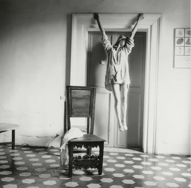 Francesca Woodman, Italy, 1977-1978 (printed later). Gelatin silver print, Museum Purchase, Derby Fund