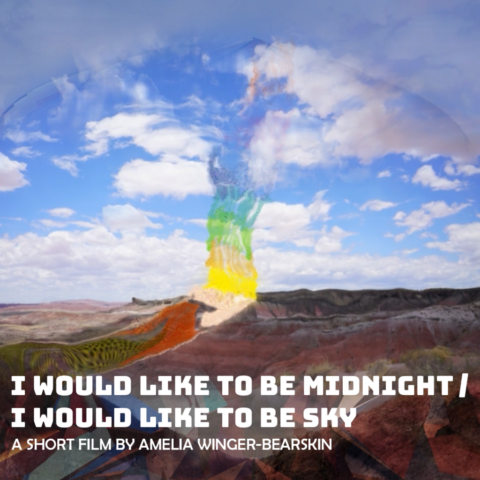 Amelia Winger-Bearskin, I would like to be midnight / I would like to be Sky, 2023. Digital Video, digital interpolation, landscape photography, and sound, 10:27. Courtesy of the artist