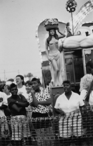 Ming Smith, Waiting, from the series Transcendence, 1990. Archival pigment print. Courtesy of the artist