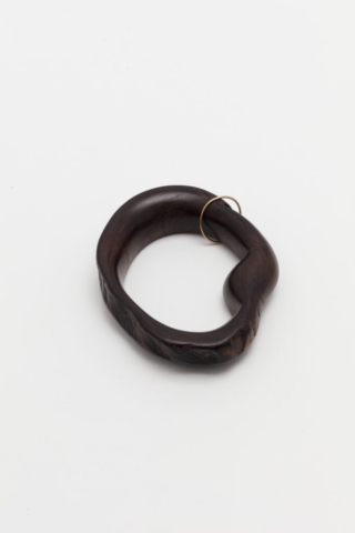 JB Blunk, Untitled, date unknown. Wood and brass. Courtesy JB Blunk Estate. Photograph by Angus Mill.