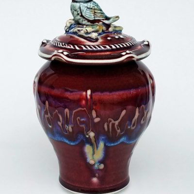 Gail Russell - Bluebird Lidded Jar